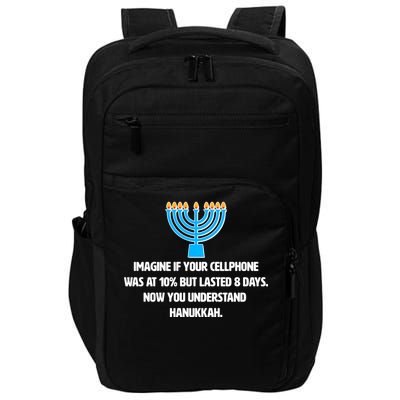 Funny Understanding Hanukkah Impact Tech Backpack