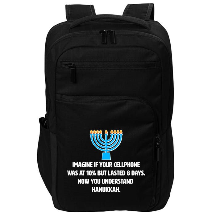 Funny Understanding Hanukkah Impact Tech Backpack