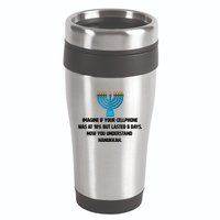 Funny Understanding Hanukkah 16oz Travel Tumbler