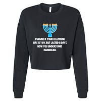 Funny Understanding Hanukkah Cropped Pullover Crew