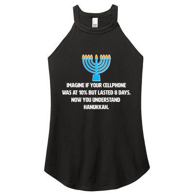Funny Understanding Hanukkah Women's Perfect Tri Rocker Tank