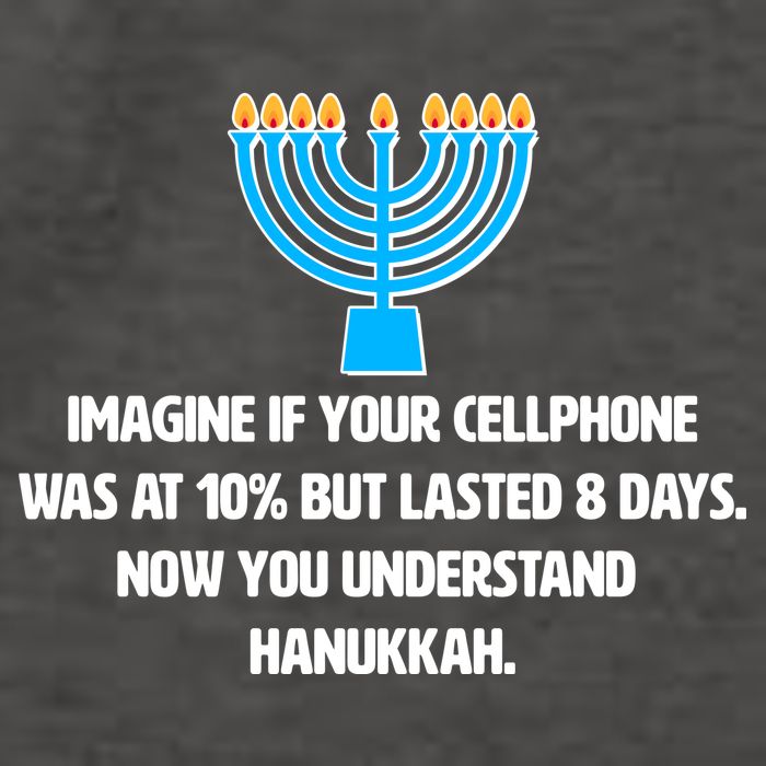 Funny Understanding Hanukkah Vector Backpack