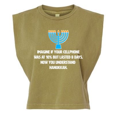 Funny Understanding Hanukkah Garment-Dyed Women's Muscle Tee