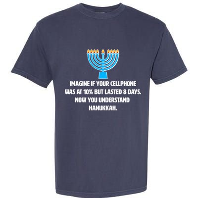 Funny Understanding Hanukkah Garment-Dyed Heavyweight T-Shirt