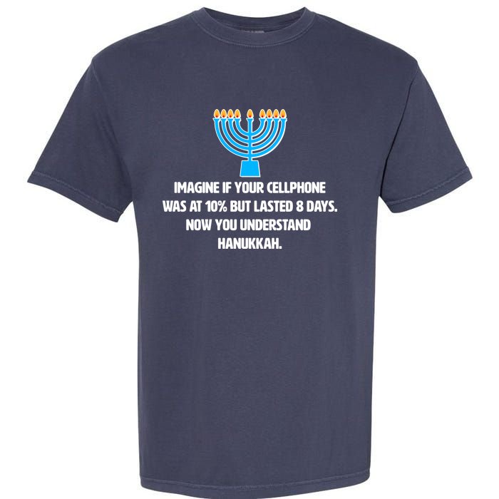 Funny Understanding Hanukkah Garment-Dyed Heavyweight T-Shirt