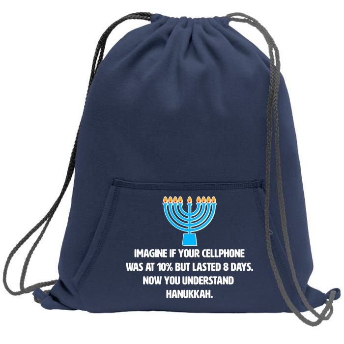 Funny Understanding Hanukkah Sweatshirt Cinch Pack Bag