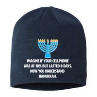 Funny Understanding Hanukkah Sustainable Beanie