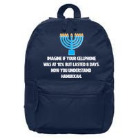 Funny Understanding Hanukkah 16 in Basic Backpack