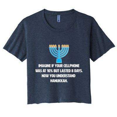 Funny Understanding Hanukkah Crop Top