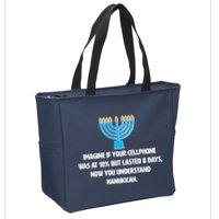 Funny Understanding Hanukkah Zip Tote Bag