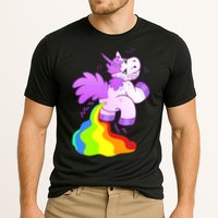 Funny Unicorn Pooping A Rainbow Performance Shirt