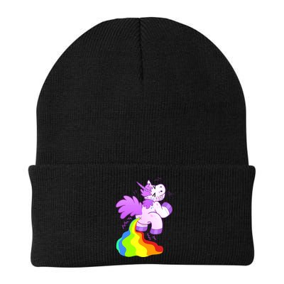 Funny Unicorn Pooping A Rainbow Beanie