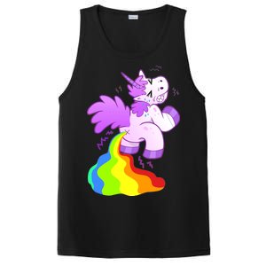 Funny Unicorn Pooping A Rainbow PosiCharge Competitor Tank