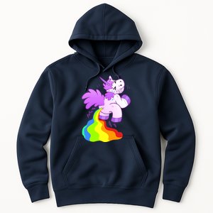 Funny Unicorn Pooping A Rainbow Hoodie