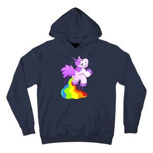 Funny Unicorn Pooping A Rainbow Tall Hoodie