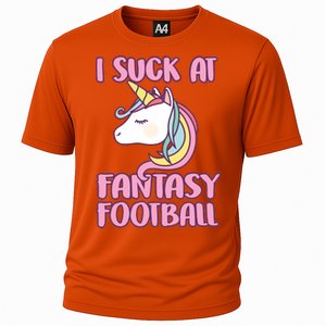 Funny Unicron I Suck At Fantasy Football Cooling Performance Crew T-Shirt