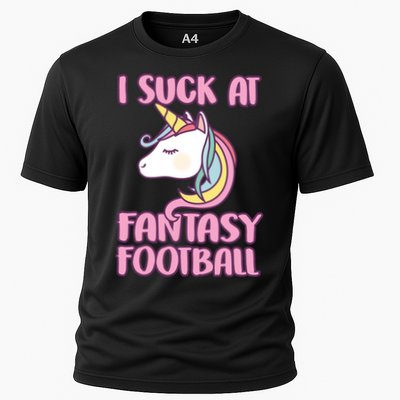 Funny Unicron I Suck At Fantasy Football Cooling Performance Crew T-Shirt