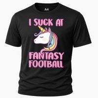 Funny Unicron I Suck At Fantasy Football Cooling Performance Crew T-Shirt