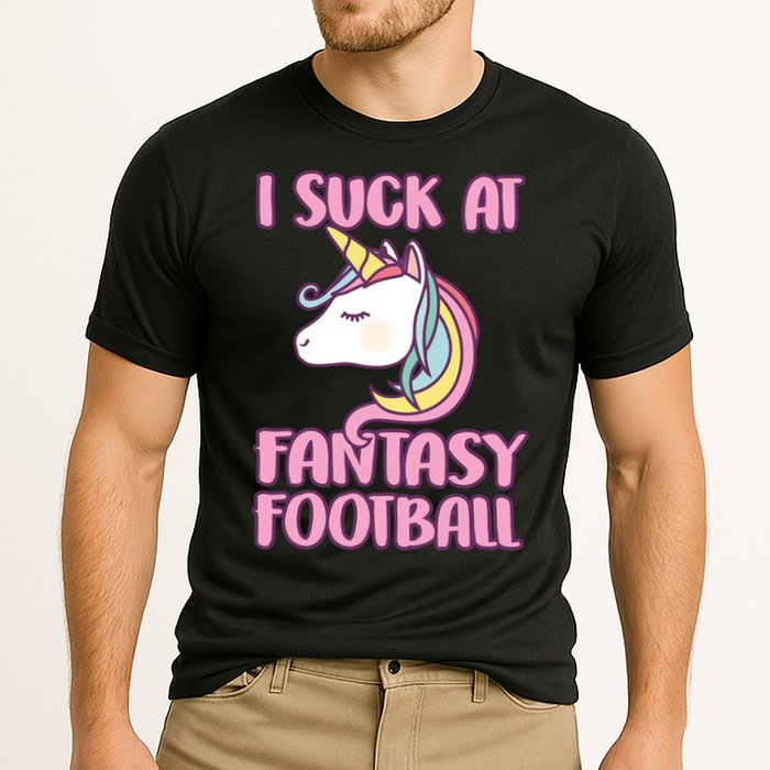 Funny Unicron I Suck At Fantasy Football Cooling Performance Crew T-Shirt