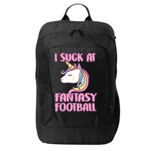 Funny Unicron I Suck At Fantasy Football City Backpack