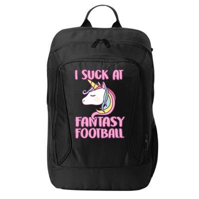 Funny Unicron I Suck At Fantasy Football City Backpack