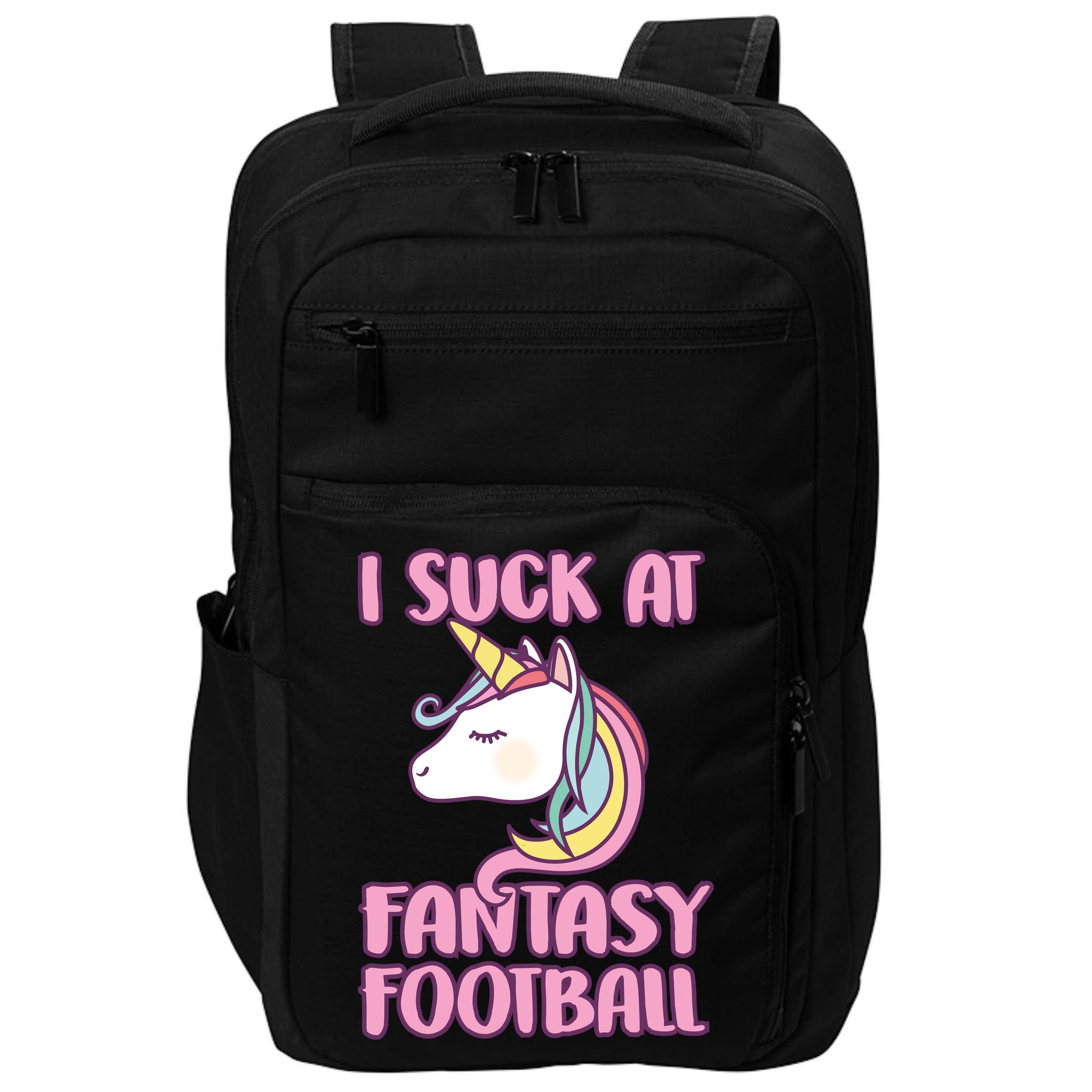 Funny Unicron I Suck At Fantasy Football Impact Tech Backpack