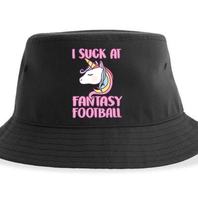 Funny Unicron I Suck At Fantasy Football Sustainable Bucket Hat