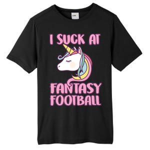 Funny Unicron I Suck At Fantasy Football Tall Fusion ChromaSoft Performance T-Shirt