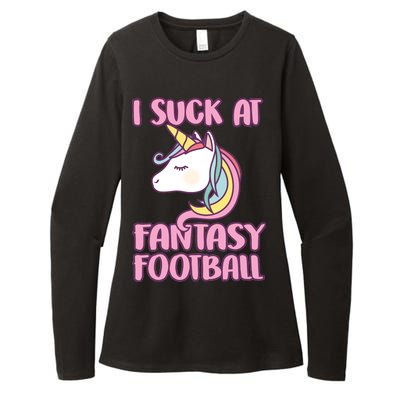 Funny Unicron I Suck At Fantasy Football Womens CVC Long Sleeve Shirt