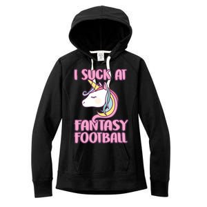 Funny Unicron I Suck At Fantasy Football Women's Fleece Hoodie