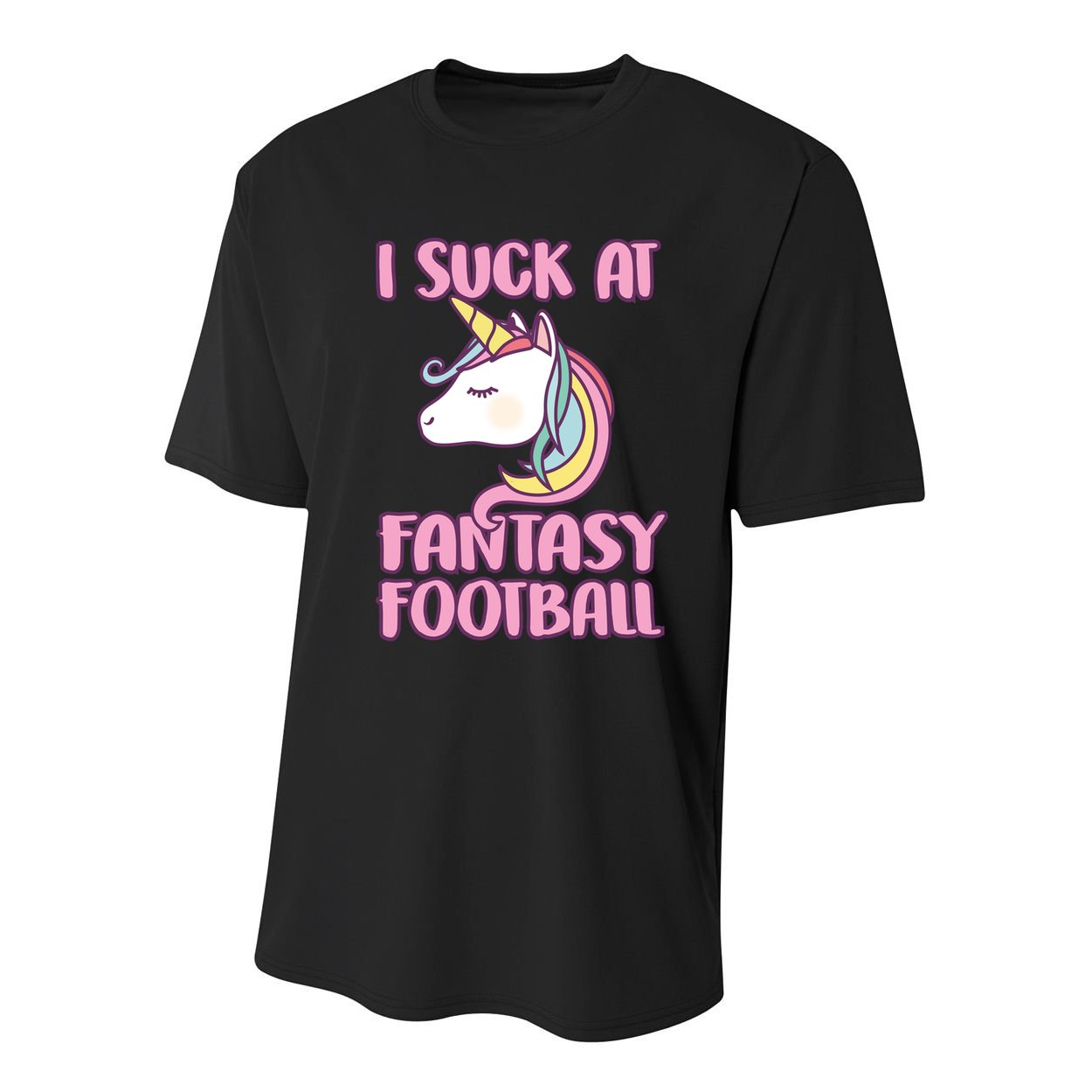 Funny Unicron I Suck At Fantasy Football Youth Performance Sprint T-Shirt