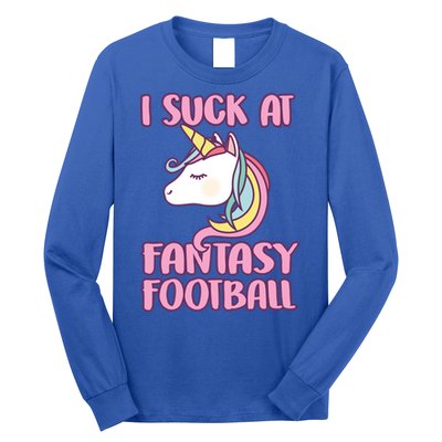 Funny Unicron I Suck At Fantasy Football Long Sleeve Shirt