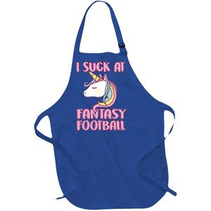 Funny Unicron I Suck At Fantasy Football Full-Length Apron With Pockets