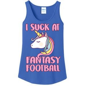 Funny Unicron I Suck At Fantasy Football Ladies Essential Tank