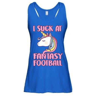 Funny Unicron I Suck At Fantasy Football Ladies Essential Flowy Tank