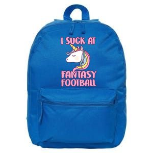 Funny Unicron I Suck At Fantasy Football 16 in Basic Backpack