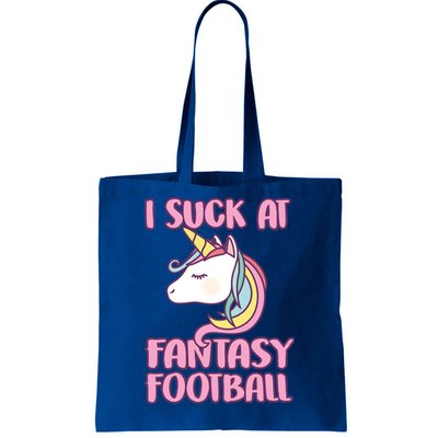 Funny Unicron I Suck At Fantasy Football Tote Bag