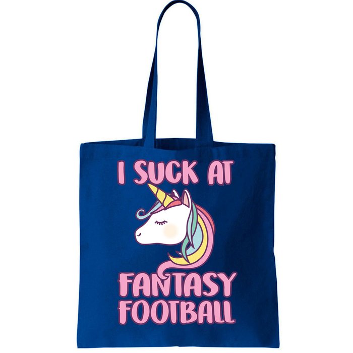 Funny Unicron I Suck At Fantasy Football Tote Bag