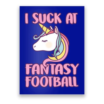 Funny Unicron I Suck At Fantasy Football Poster