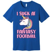 Funny Unicron I Suck At Fantasy Football Premium T-Shirt