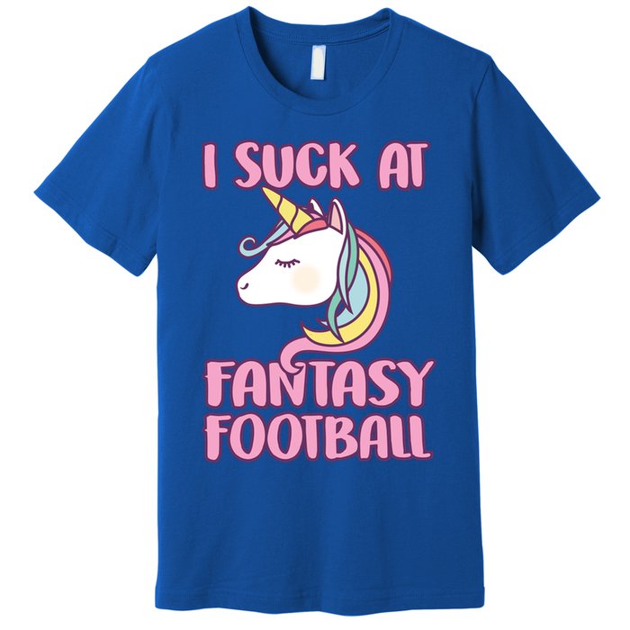 Funny Unicron I Suck At Fantasy Football Premium T-Shirt