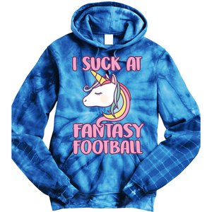 Funny Unicron I Suck At Fantasy Football Tie Dye Hoodie