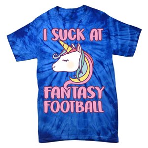 Funny Unicron I Suck At Fantasy Football Tie-Dye T-Shirt