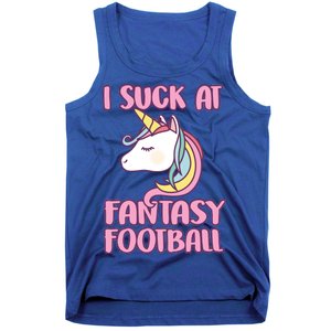 Funny Unicron I Suck At Fantasy Football Tank Top