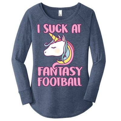 Funny Unicron I Suck At Fantasy Football Women's Perfect Tri Tunic Long Sleeve Shirt