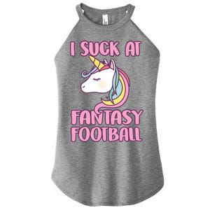 Funny Unicron I Suck At Fantasy Football Women's Perfect Tri Rocker Tank