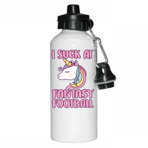 Funny Unicron I Suck At Fantasy Football Aluminum Water Bottle