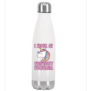 Funny Unicron I Suck At Fantasy Football Stainless Steel Insulated Water Bottle