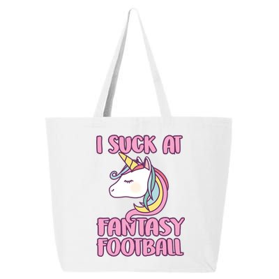 Funny Unicron I Suck At Fantasy Football 25L Jumbo Tote