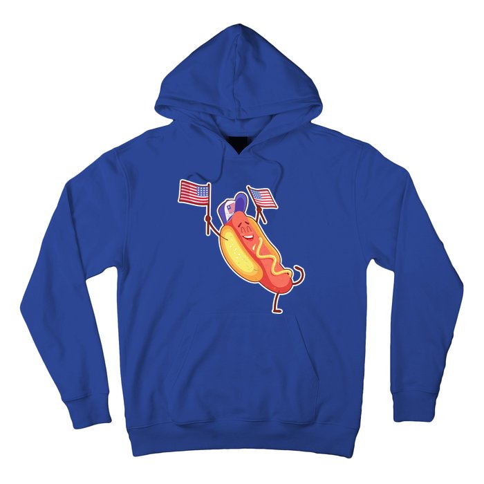 Funny USA American Flag Hotdog Hoodie